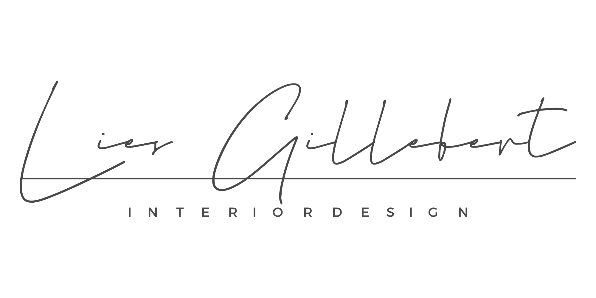 Logo Lies Gillebert Interior Design uit Geluwe / Wervik